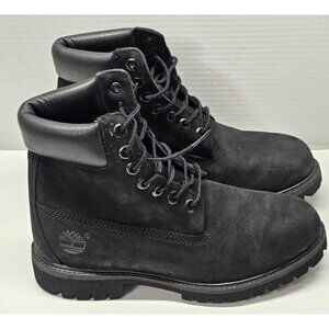 Timberland 6-Inch Black Leather Work Boots Men’s 7W Primaloft 400g Insulated